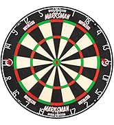 Ruthless Marksman Dart Board | Professional Level Ultra Thin Wire Sisal Dartboard for Steel Tip D...