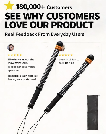 Cordless Battle Ropes for Home Gym, Compact Gym Equipment for Men &amp; Women