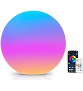 LOFTEK Color Changing Night Light, Smart LED Lamp with Bluetooth APP and Remote Control, 220 Scen...