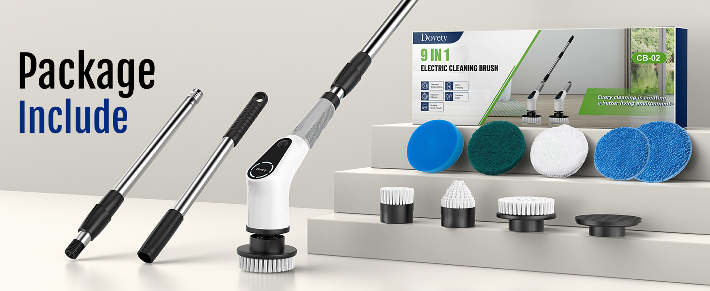 Electric spin scrubber