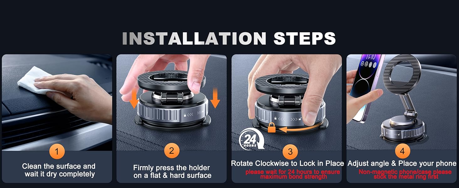 nano gel vacuum suction phone holder