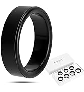 Smart Ring Health Tracker for Men/Women,Fitness Ring Sleep Tracker with LED Display Sreeen,Fast C...