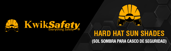KwikSafety VADER Hard Hat Sun Shade Hi Vis Reflective Cooling Mesh High Visibility ANSI OSHA
