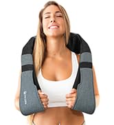 Shiatsu Back Shoulder and Neck Massager with Heat - Deep Tissue Kneading Pillow Massage - Back Ma...