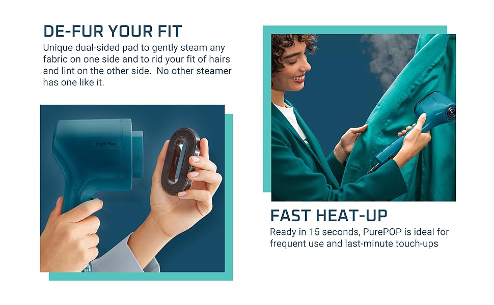 de fur feature of pure pop rowenta steamer for clothes woman steaming suit clothing steamer 