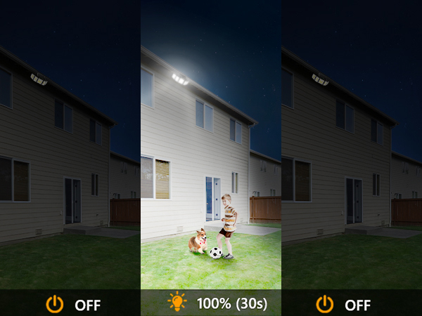 MDCMDCM Solar Flood Lights Outdoor Waterproof Motion Sensor – Solar Security Lights with Remote