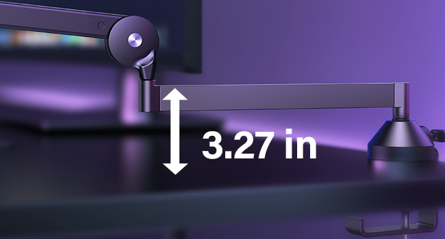 low profile mic arm stand