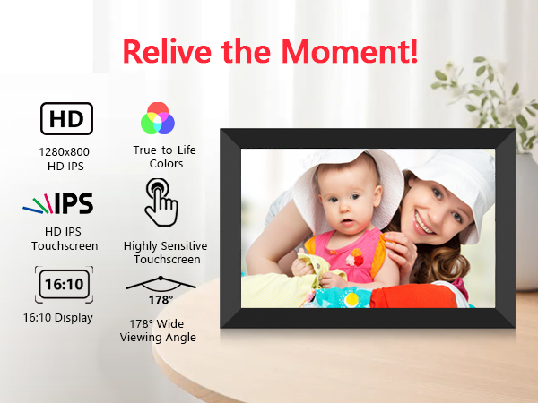 Frameo Digital Photo Frame 10.1 inch