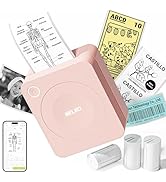 Nelko Sticker Printer, PM230 Print Pod Mini Bluetooth Portabel Sticker Maker with 3 Rolls Paper, ...