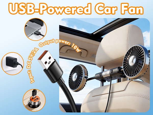 car fan for backseat