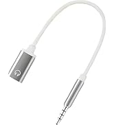 Zenarao USB-C to 3.5mm Audio Adapter with Noise Cancelling, Headphone Jack Converter for Smartpho...