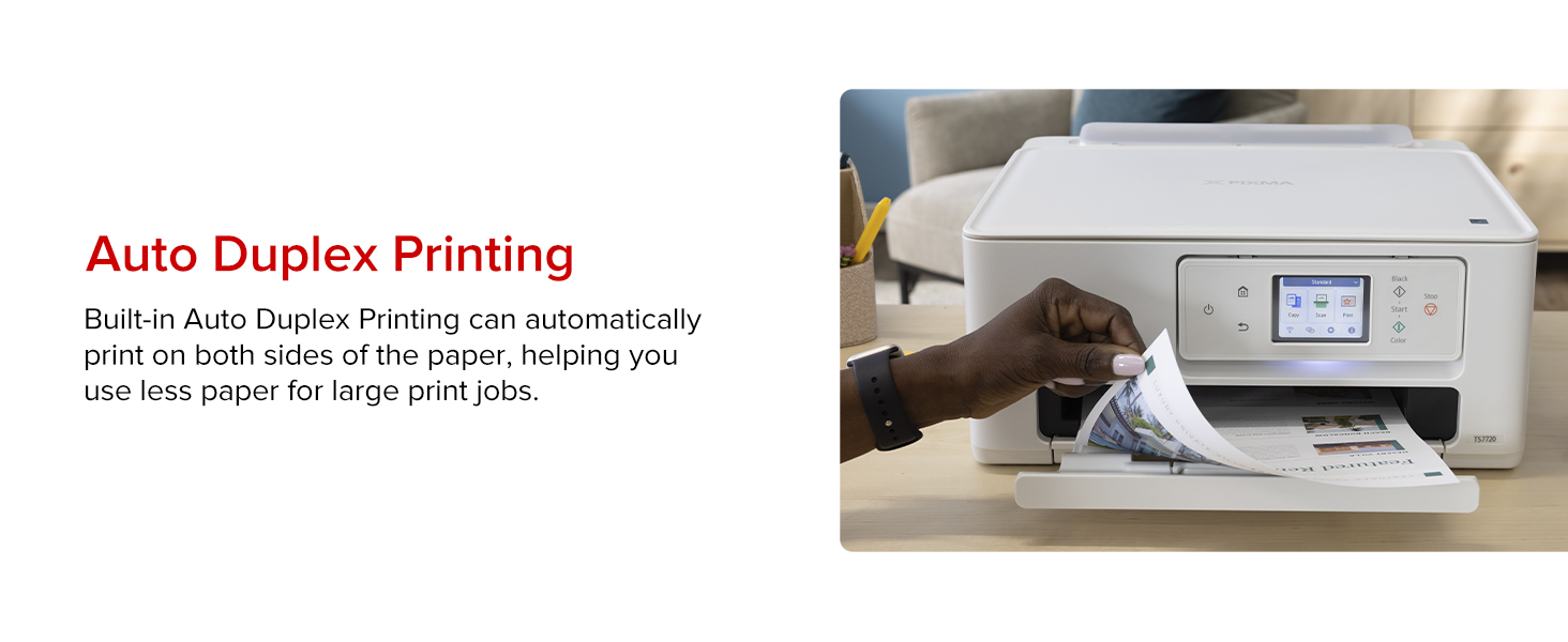 TS7720 Auto Duplex Printing