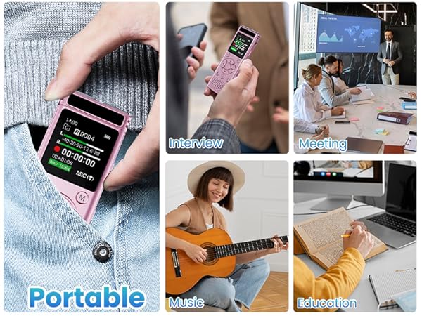 Voice Activated Recorder Suit for Lectures Meeting/Classes/Interviews/etc