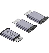 IYUANEPRO 10Gbps USB Type-C to Micro B Adapter, USB C Female to Micro-B Male Converter for Hard D...