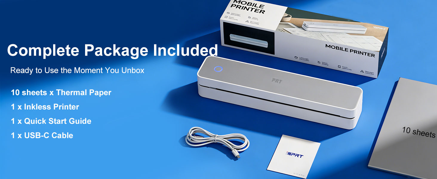 Inkless Portable Printer