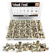 Trivd Frol Rivet Nut Tool Kit, 830pcs SAE/Metric Rivet Nut Assortment Kit #6-32, #8-32, #10-24, 1...