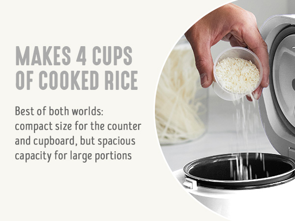 GreenLife, Ceramic Nonstick, PFAS-Free, Non-Toxic, Rice Cooker, Wood, Electrics