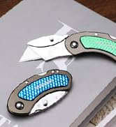 WORKPRO Folding Utility Knife Set Quick Change Blade, Back-lock Mechanism 3-piece with 10-piece E...