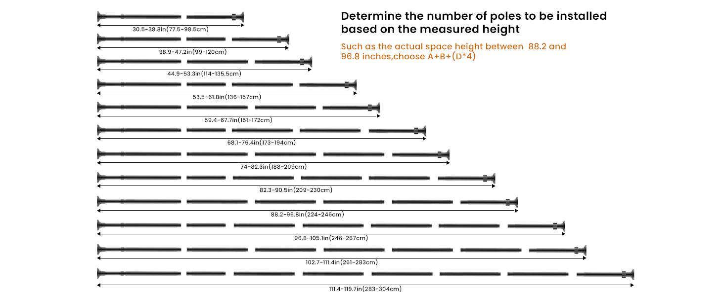 shower pole caddy corner
