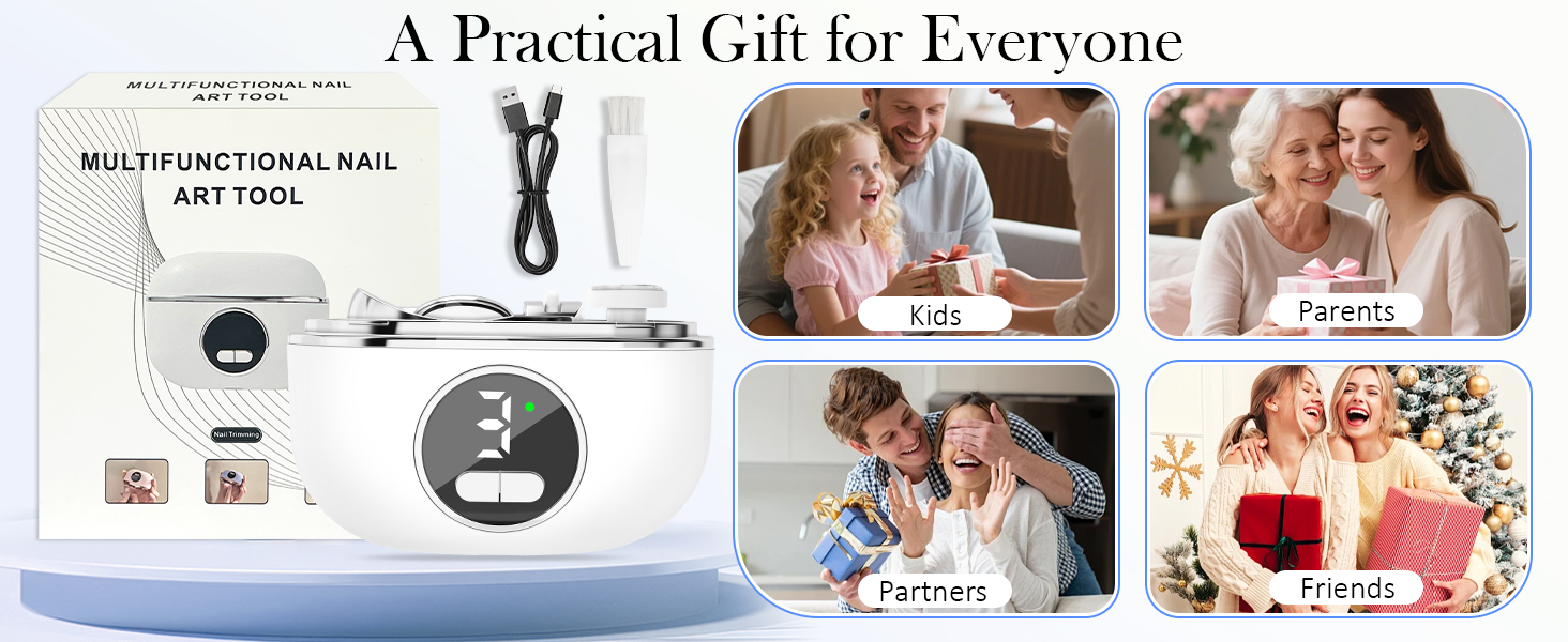 Multifunctional nail tools for all ages