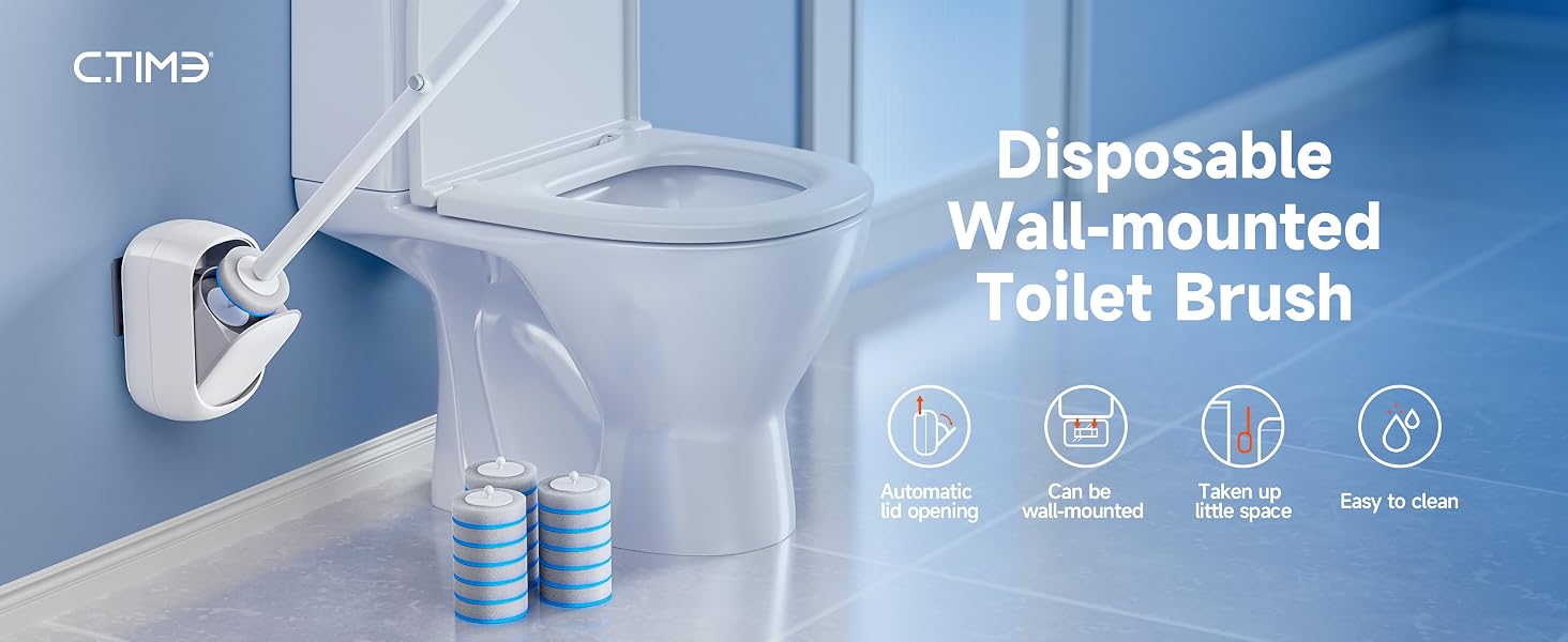 A+Details page Disposable toilet brush picture 1
