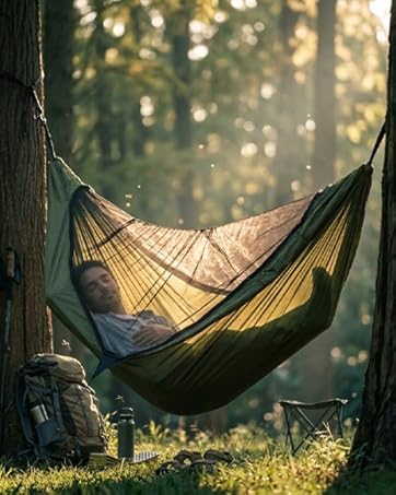 CROSSHIP camping hammock underquilt rain fly tarp