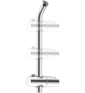 Hibbent Shower Slide Bar with Handheld Shower Head Holder, Stainless Steel Shower Arm Extension S...
