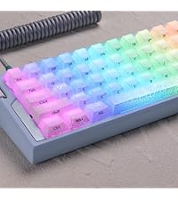 dagaladoo Black Spider Web Key caps Shine Through Keycap Set Side Printed Keyboard caps Cherry Profi...