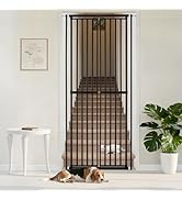 Joyofcife Extra Tall Cat Gate for Doorway – 75.2“ Pressure-Mounted Transparent Cat Gate for Pets,...