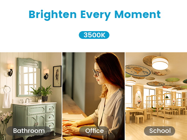 WOWLUMEN A19 LED BULBS 3500K