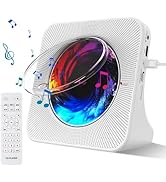 Fohil CD Player for Home with Bluetooth, Desktop Portable CD Player Built-in HiFi Sound Speakers,...