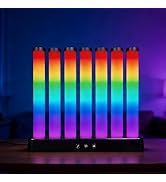 AVEKI RGB Table Lamp, Color Changing Gaming Light with Music Sync, USB Powered Desk Lamp for Gami...