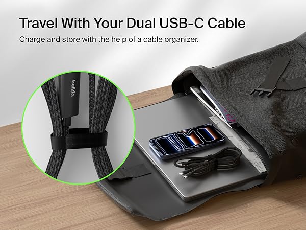 Dual USB-C Cable