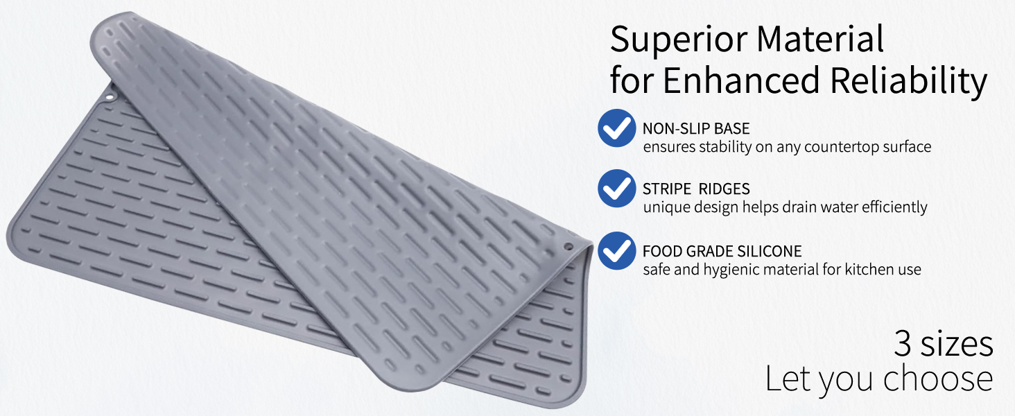 silicone dish drying mat
