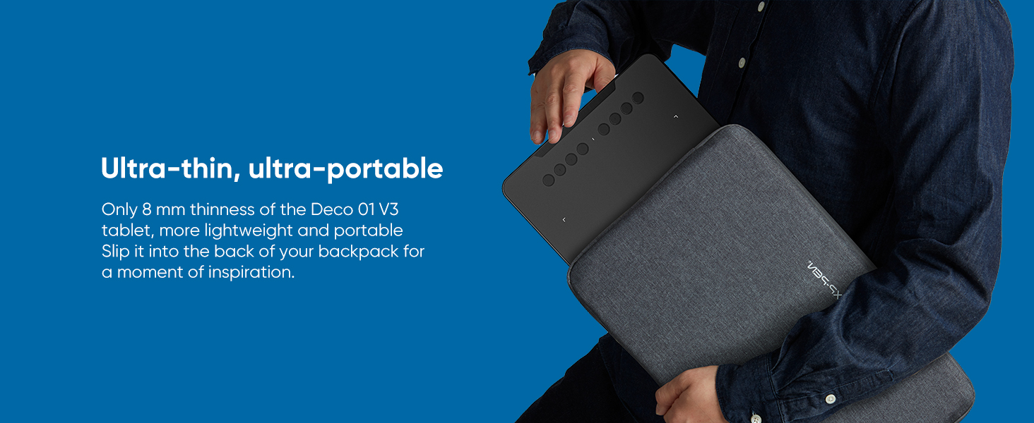 XPPen Updated Deco 01 V3 Drawing Tablet