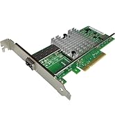 XikeStor 10Gb NIC PCI-E Network Card for Intel X520-DA1, Single SFP+ Port, 10G PCI Express Ethern...