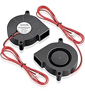 Wderair 50mm 5015 Blower 24V Dual Ball Bearing 1000mm/39in Cable for 3D Printer Cooling Fan and T...