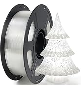 IEMAI Clear PETG Filament 1.75mm, Transparent 3D Printer Filament Supports Fast Printing, 1kg/2.2...