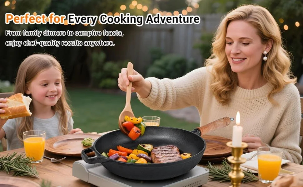 Cast Iron Skillet with Lid