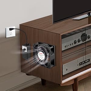 ac cabinet rack xbox computer home speed controller fans server audio exhaust booster wine cooler