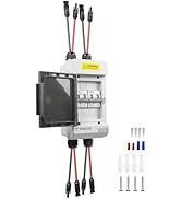 Pjerjzn Solar Panels Disconnect Switch 400-1000VDC 10A~60A PV Shut Off Switch 2 String