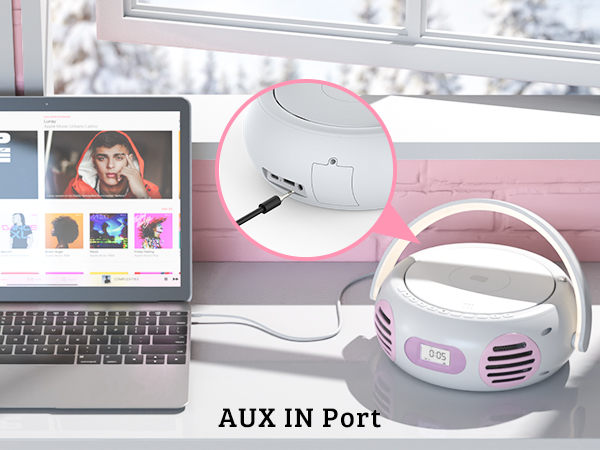 cd player with speakers
