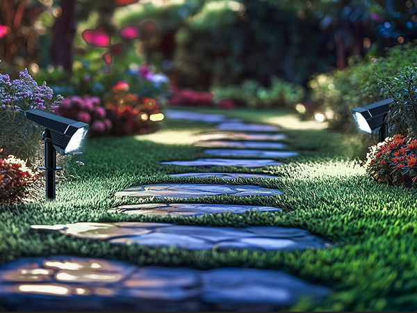 solar spotlights outdoor waterproof