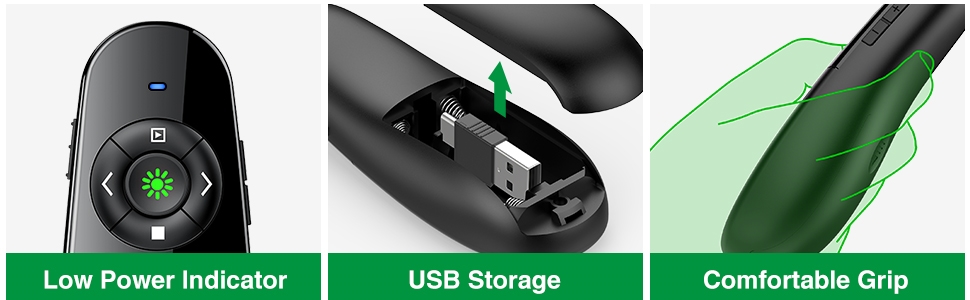 details of presenter remote