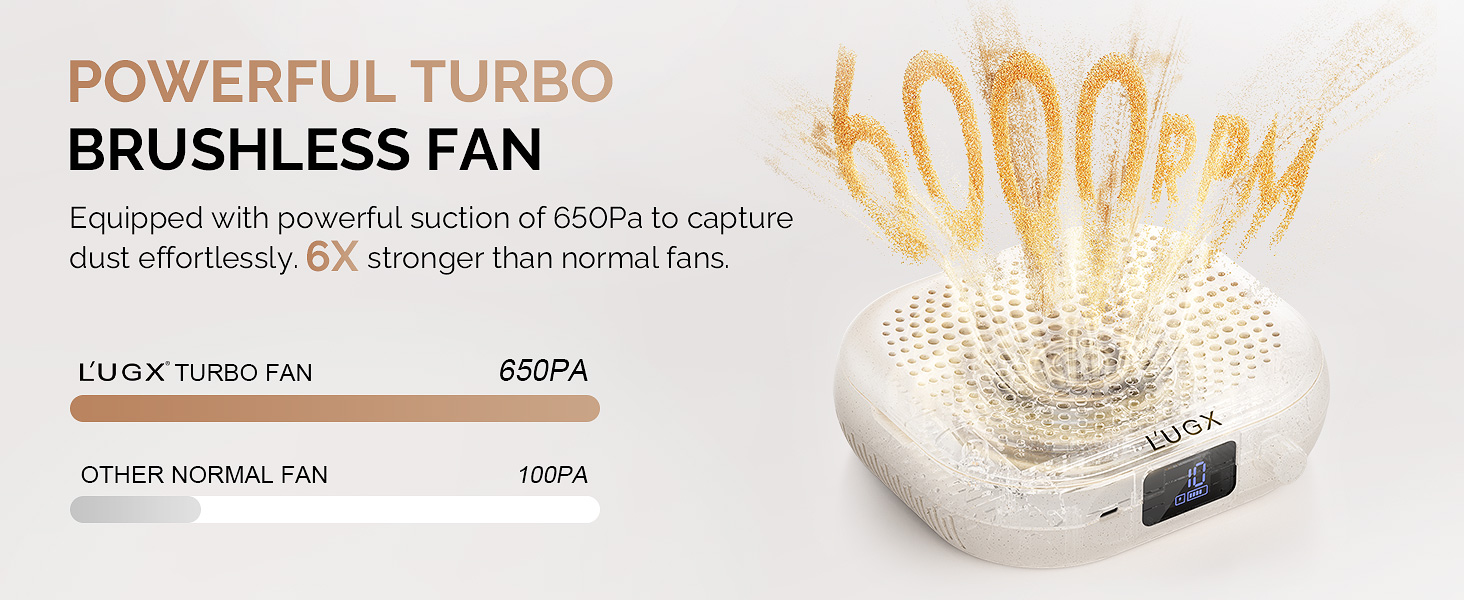 Dust collector nail tech