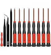 LIFEGOO Torx Screwdriver Set T3 T4 T5 T6 T8 T9 T10 T15 Security Torx Drivers with ESD Tweezers, M...