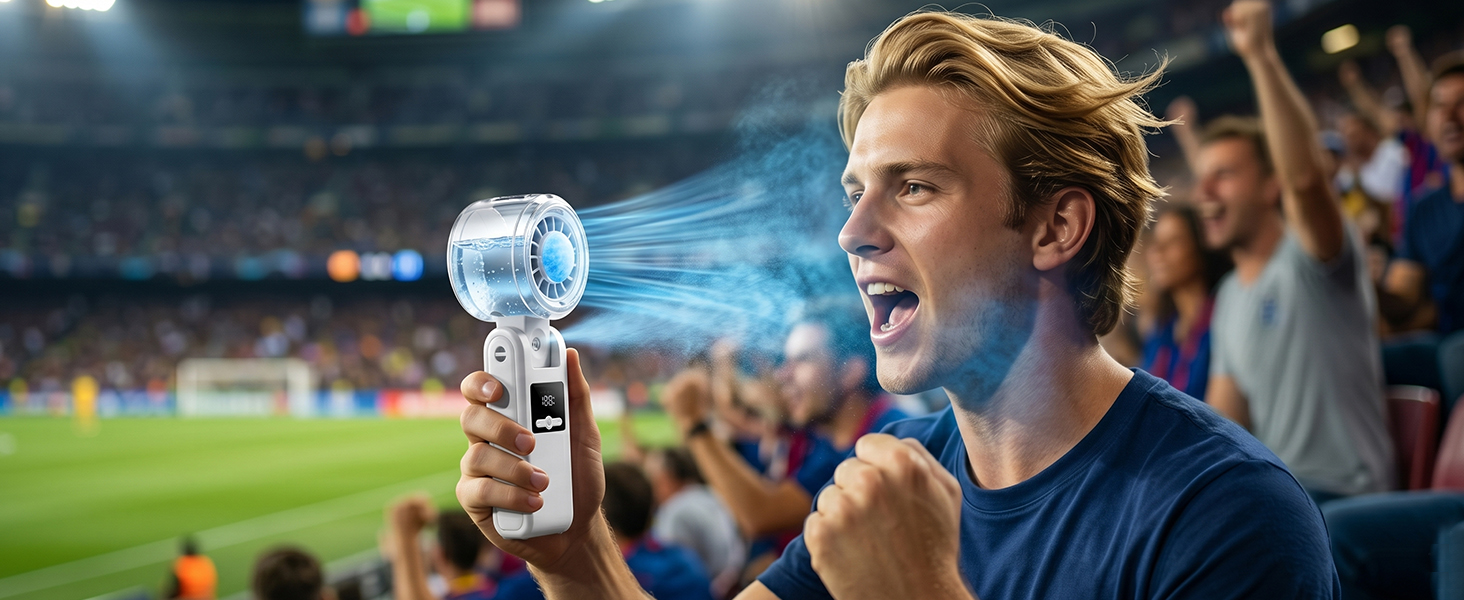 portable misting fan