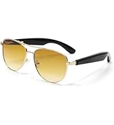 Piluyaa Smart Sunglasses with Bluetooth 5.4 for Men/Women, Auto On/Off Hall Sensor, HD Stereo Sou...