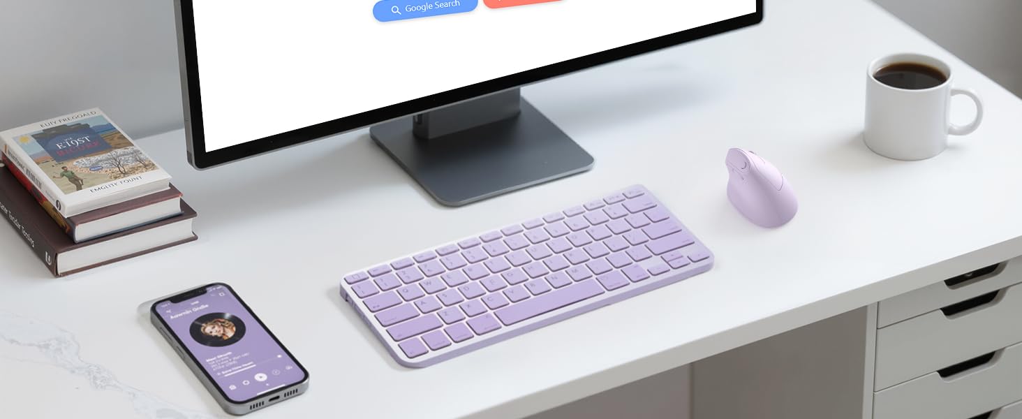 purple vertical mouse