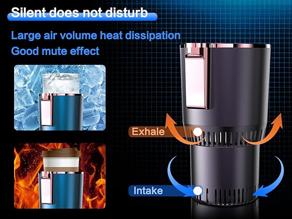 Silent does not disturb Large air volume heat dissipation Good mute effect Exhale Intake
